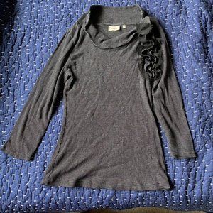 Anthropologie Deletta Ophelia Ruffle Top - Medium